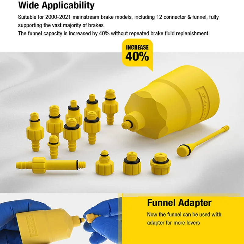 EZMTB Bike Hydraulic Disc Brake Oil Bleed Kit For Shimano Magura Hope Sram Avid Mula Hayes Road Bicycle Brake MTB Repair Tools