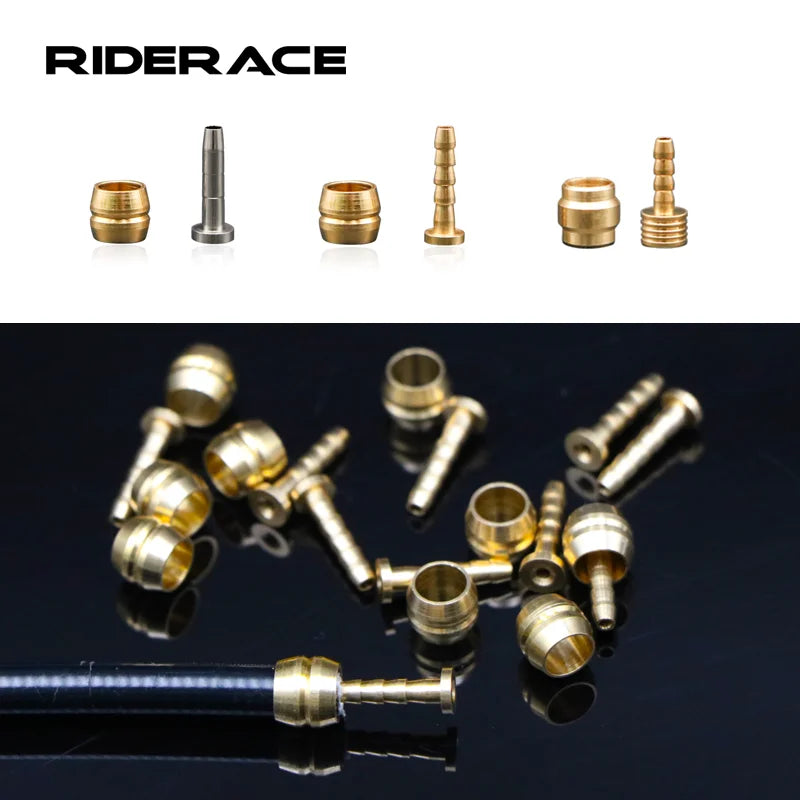 10 Pairs MTB Bike Hydraulic Disc Brake Needle Olive Connect Insert For Olive Shimano BH90 BH59 SRAM Bicycle Brake Hose