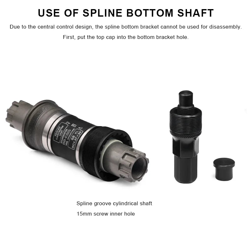 Bicycle Crankset Puller Bottom Bracket Remover Mountain Bike Repair Tools Crankset Pedal Remover Cycling Repair Accessories