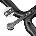 Bicycle Computer Holder Carbon Fiber Bracket Road Bike Stopwatch Speedometer Mount Holder For Garmin Gopro Bryton Light Stand