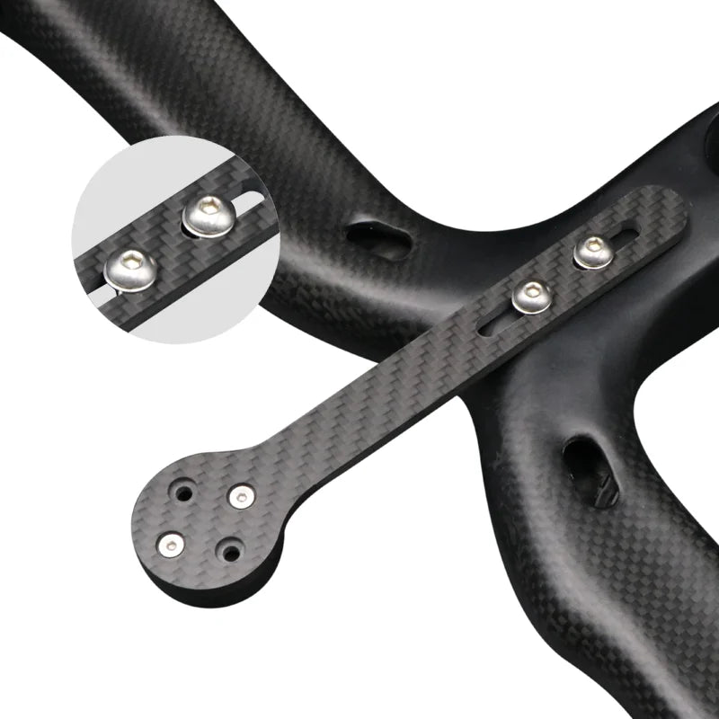 Bicycle Computer Holder Carbon Fiber Bracket Road Bike Stopwatch Speedometer Mount Holder For Garmin Gopro Bryton Light Stand