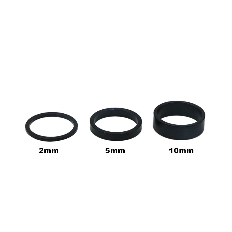 Bicycle Fork Washer Aluminum Alloy Adjustment Headset Spacers Raise Handlebar Ring MTB Cycling Accessories 2/5/10mm