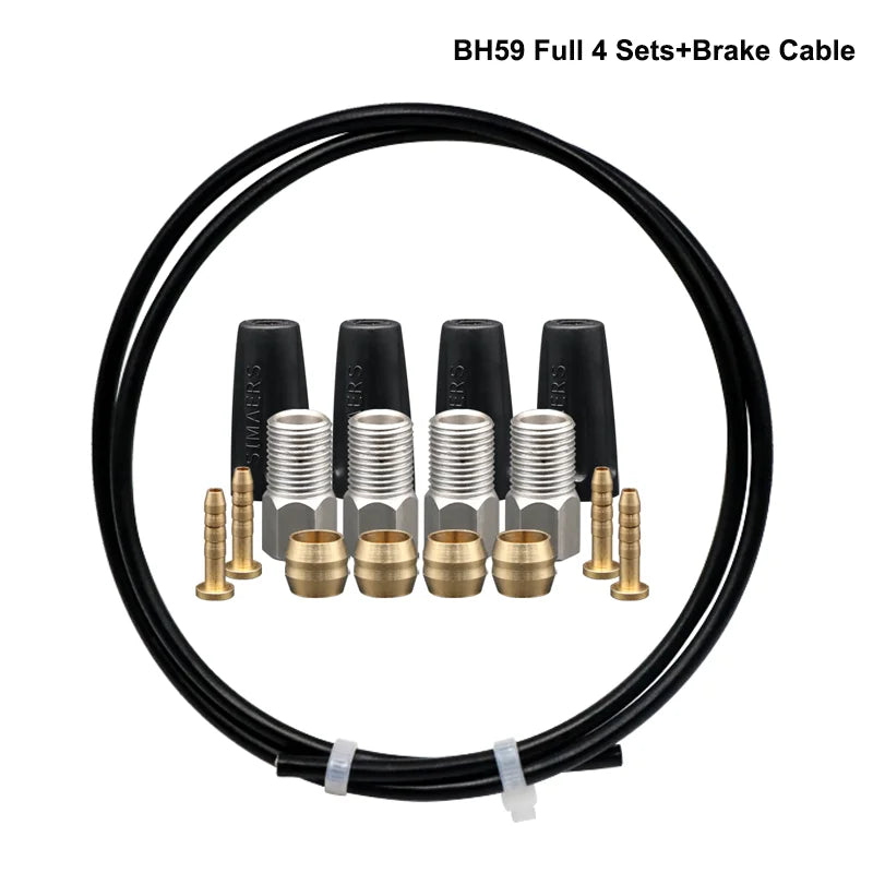 Bicycle Oil Needle Olive Head Suit BH90 /BH59 Tubing Pipe Oil Hydraulic Disc Hose Pressing Ring T Brake Accessories