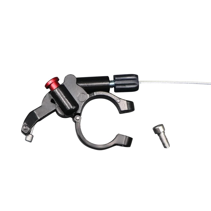 Bicycle Fork Remote Control Lever Switch With Cable Aluminum Alloy Lockout Button MTB Bike Front Fork Wire Controller Switch