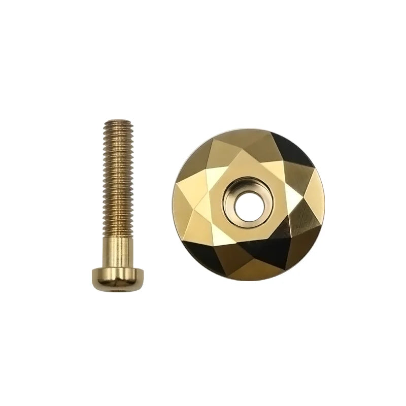 Bicycle Headset Screws Top Cap Cover Aluminum Alloy Mountain Road Bike Bowl Stem Cap Cycling Accessory For 28.6mm Fork Head Tube