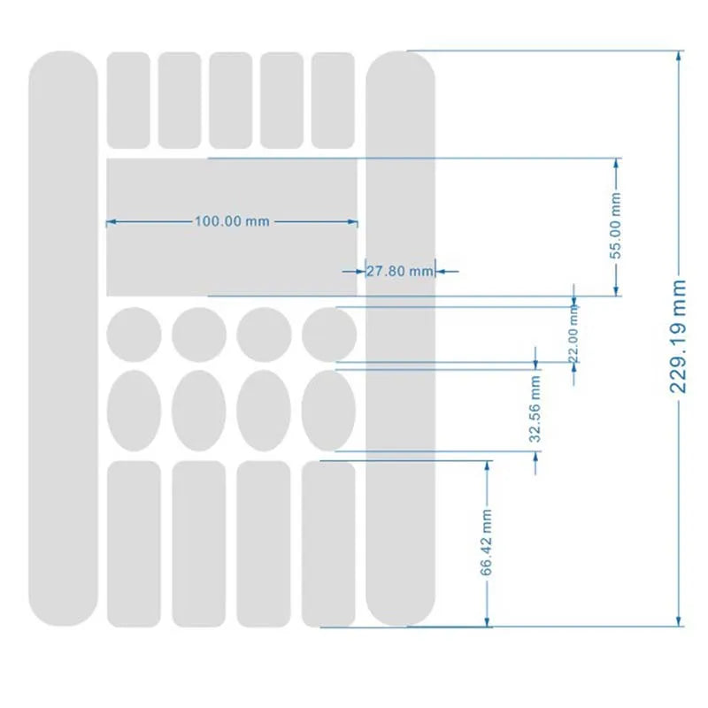 1Pcs Bicycle Frame Stickers Guard MTB Road Bike Front Fork Safety Tape Bike Chain Protector Carbon Frame PVC Accessories