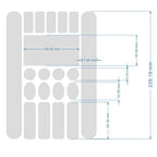 1Pcs Bicycle Frame Stickers Guard MTB Road Bike Front Fork Safety Tape Bike Chain Protector Carbon Frame PVC Accessories