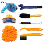 Bicycle Cleaning Kit Mountain Bike Chain Cleaner Scrubber Tire Brushes Washing Glove Cycling Maintenance Tool Accessories