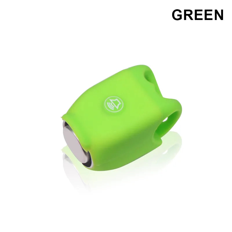 Bike Electronic Loud Horn MTB Road Cycling Handlebar Bells Mini Portable Silicone Shell Safety Alarm Bell Bicycle Accessories