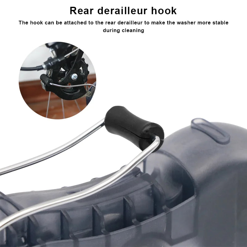 Bicycle Chain Cleaner Portable Mountain Road Bike Chain Scrubber Wash Tool Multifunctional Outdoor Cycling Cleaning Accessories