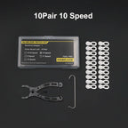 Bicycle Chain Connector Cycling Magic Buttons Speed Quick Master Link MTB Mountain Bike Part Joints For 6/7/8/9/10/11/12 Speed