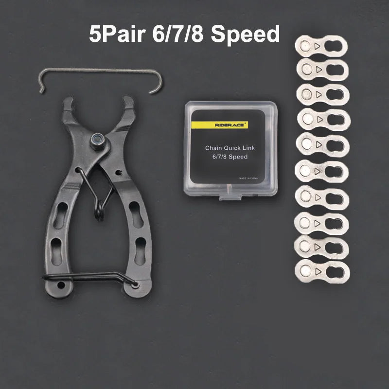 Bicycle Chain Connector Cycling Magic Buttons Speed Quick Master Link MTB Mountain Bike Part Joints For 6/7/8/9/10/11/12 Speed