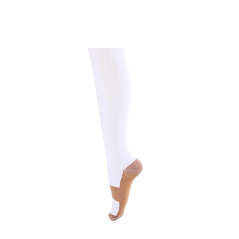Unisex Anti-Fatigue Compression Sock Miracle Copper Toot Pain Relief Anti Fatigue Magic Socks Support Knee High Stocking