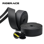 Bike Handlebar Tape PU+EVA Leather Anti-Slip Shockproof Bicycle Handle Bar Wrap Strap Racing Fixed Gear Belt Cycling Accessories