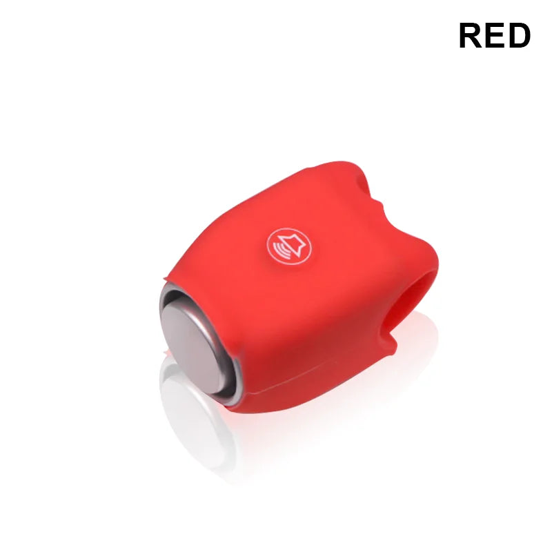 Bike Electronic Loud Horn MTB Road Cycling Handlebar Bells Mini Portable Silicone Shell Safety Alarm Bell Bicycle Accessories