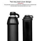 Portable Bicycle Pump With Hose Ball Needle Mountain Road Bike Hand Air Pump Tire Inflator Schrader Presta Valve MTB Accessories