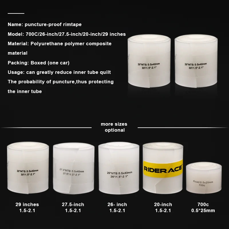 2pcs/Set Bicycle Tire Liner Protection Pad Puncture Proof MTB Mountain Bike Tire Stab Pad Anti-rolling Inner Tube Tires Mat 700C