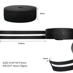 Bike Handlebar Tape PU+EVA Leather Anti-Slip Shockproof Bicycle Handle Bar Wrap Strap Racing Fixed Gear Belt Cycling Accessories