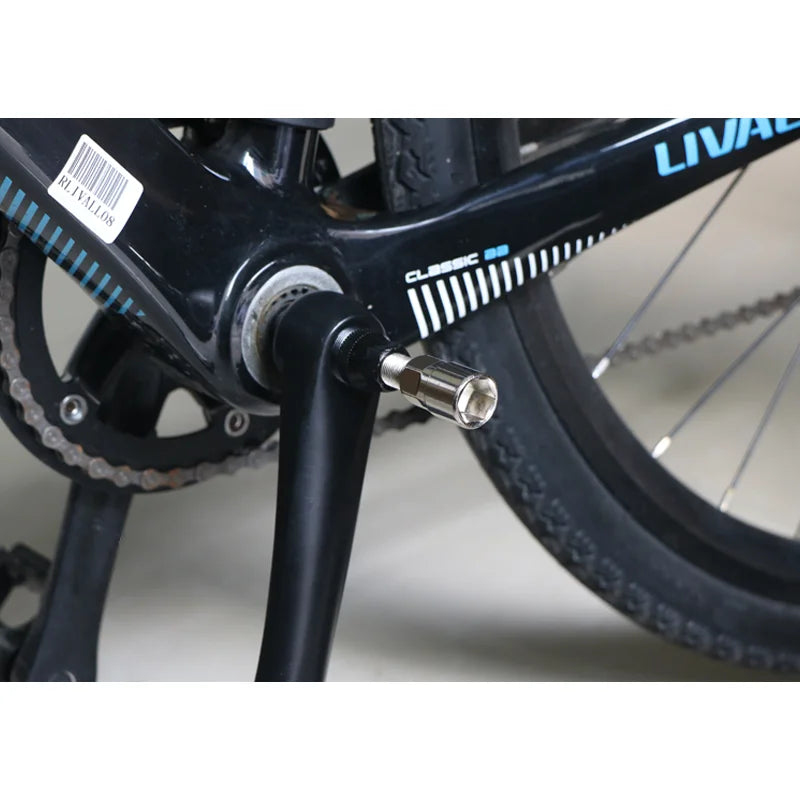 Bicycle Center Shaft Crank Remover Mountain Bike Pedal Cranks Extractor Wheel Puller Bolts Cycling Crankset Repair Accessories