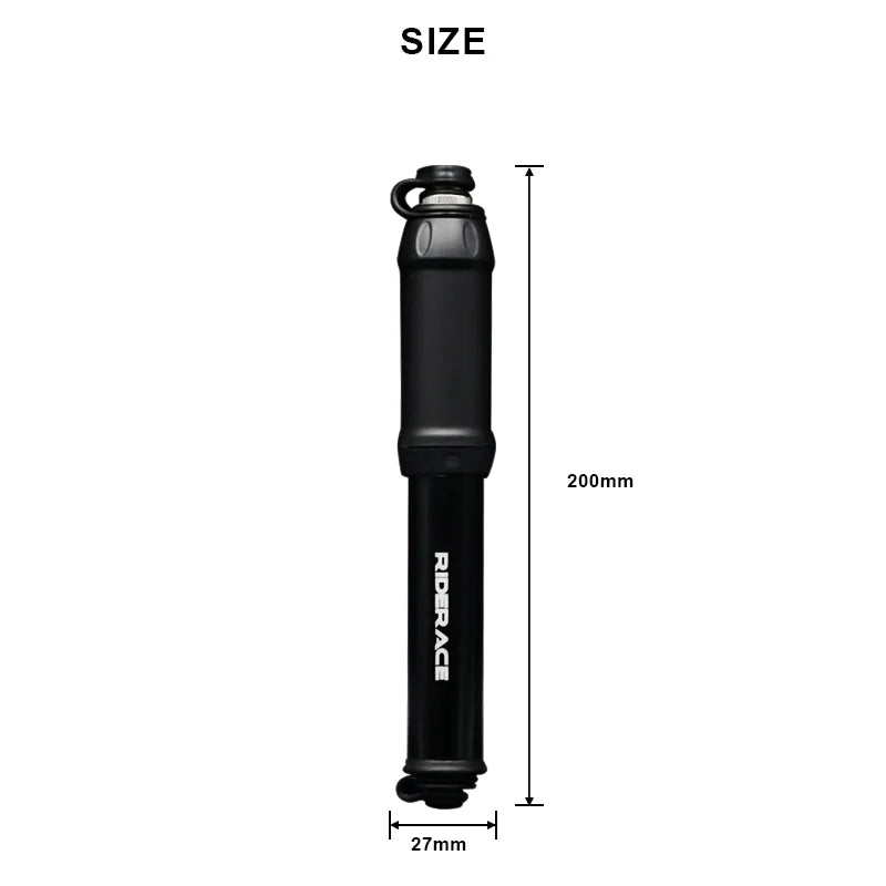 Portable Bicycle Pump With Hose Ball Needle Mountain Road Bike Hand Air Pump Tire Inflator Schrader Presta Valve MTB Accessories