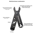 Bicycle Chain Buckle Repair Removal Tool Quick Release Buckle Install Wrench Multifunction Lightweight 5 In 1 Bike Repair Tools