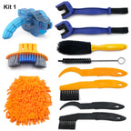 Bicycle Cleaning Kit Mountain Bike Chain Cleaner Scrubber Tire Brushes Washing Glove Cycling Maintenance Tool Accessories