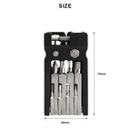 20 In1 Bicycle Repair Tools Kit Hex Spoke Wrench Mountain Road Bike Repair Screwdriver Tool Multi Function Foldable Wrench