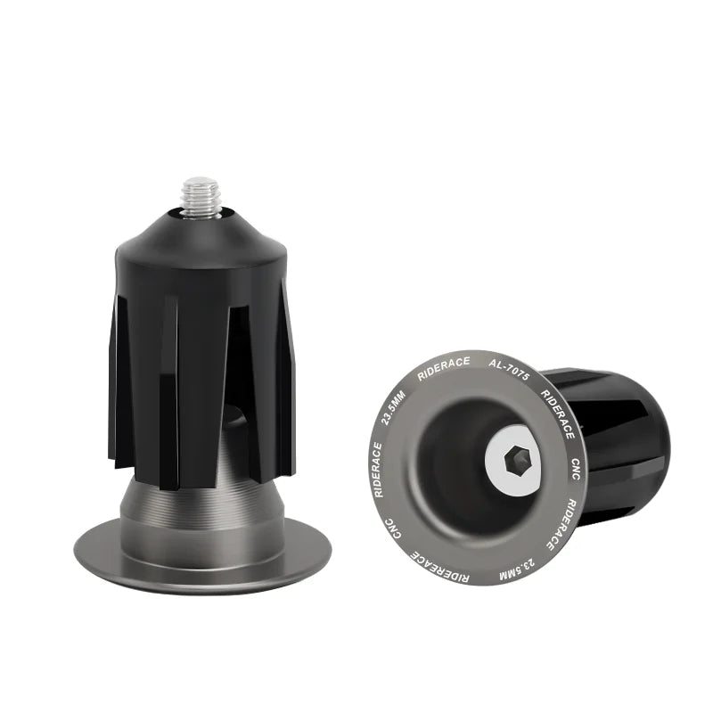 1 Pair Bike Handlebar End Plugs Aluminum Alloy Mountain Road Bicycle Handlebar End Cap Multi-color Cycling Handlebar Accessories