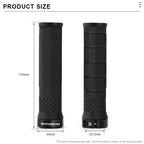 1Pair MTB Bicycle Handlebar Grips Rubber Anti-Skid Shock-Proof Comfortable Bike Handlebar Cover For 22.2mm Cycling Accessories