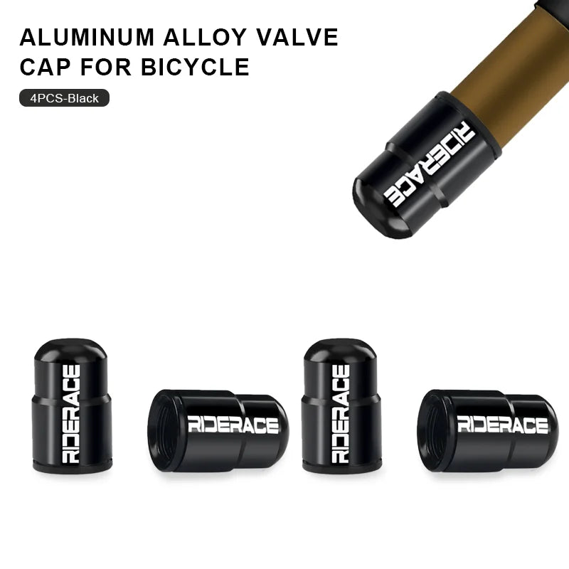 Bike Tire Valve Caps Waterproof Dustproof Aluminum Alloy Ultralight MTB Road Bicycle Tyre Gas Nozzle Cover For Av Schrader Valve