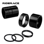 Bicycle Headset Spacer Aluminum Alloy For 28.6mm Bike Stem Washer Steerer Tube Fork Stem Height Adjust Ring For 2/3/5/10/20mm