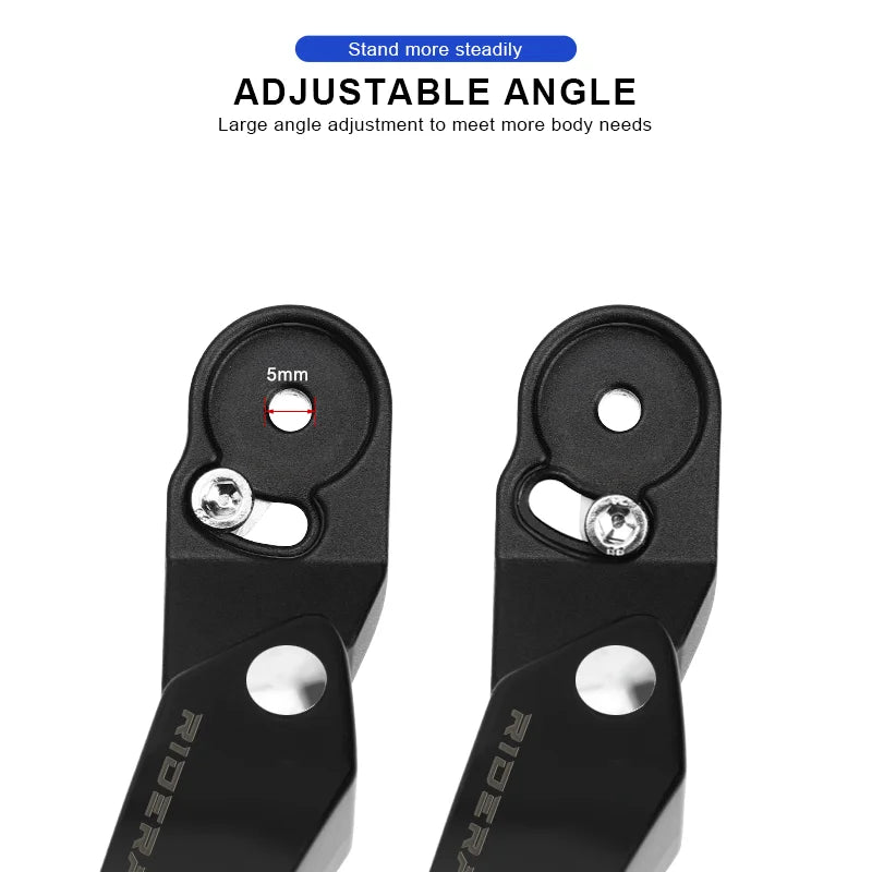 Adjustable Bicycle Kickstand Aluminum Alloy Mountain Bike Parking Kick Stand Side Rear Rack Holder Footrest MTB Accessories