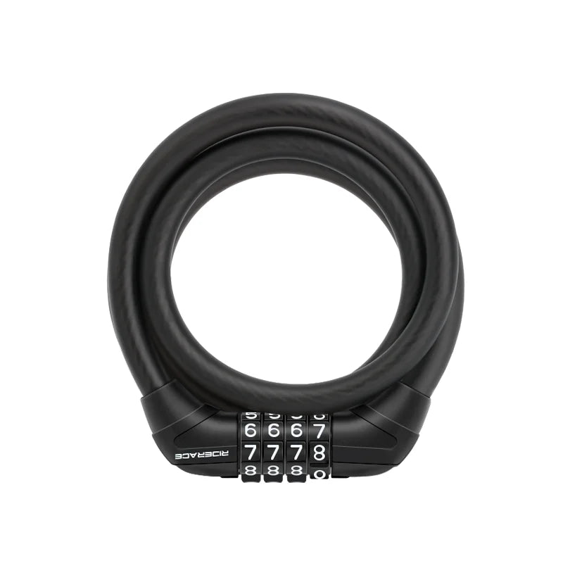 Bike Anti-Theft Lock 4/5 Digit Password Portable Security Steel Chain Lock Road Bicycle Password Cable Lock Cycling Equipment