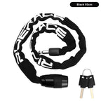 Bicycle Chain Lock Metal Anti-Theft Security Reinforced Mountain Road Bike Chain Lock With 2 Keys For Motorcycle Scooter Padlock