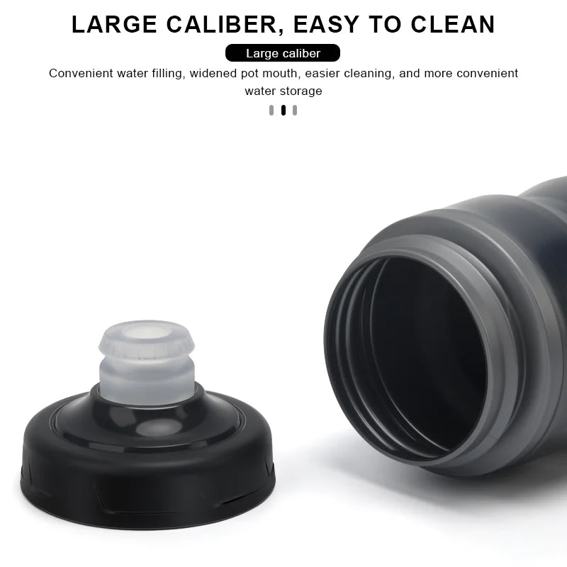 Bicycle Water Bottle 610ML PP5 Plastic For Outdoor Running Climbing Sports Squeeze Mug Bike Water Cup Portable Cycling Equipment