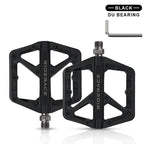 Bicycle Pedal Anti-Slip Ultralight Nylon DU Bearing For Road Mountain Bike Pedals Multicolor Flat Platform Cycling Accessories