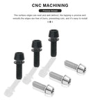 6Pcs Bicycle Stem Bolts M6X18mm Steel Hexagon Screw Disc Brake Caliper Bolts Bike Handlebar Screw With Washer Cycling Parts