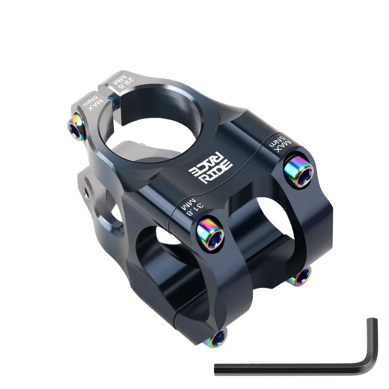 New MTB Stem Aluminum Alloy Ultralight Bicycle Power Stem 35mm 0 Degrees High-Strength Bike Stem Riser Cycling Accessories