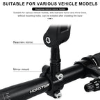 Bicycle Rear View Mirror 360° Adjustable Angles Clear Wide Range Bike Handlebar Rear View Mirror Electric Scooter Reflector