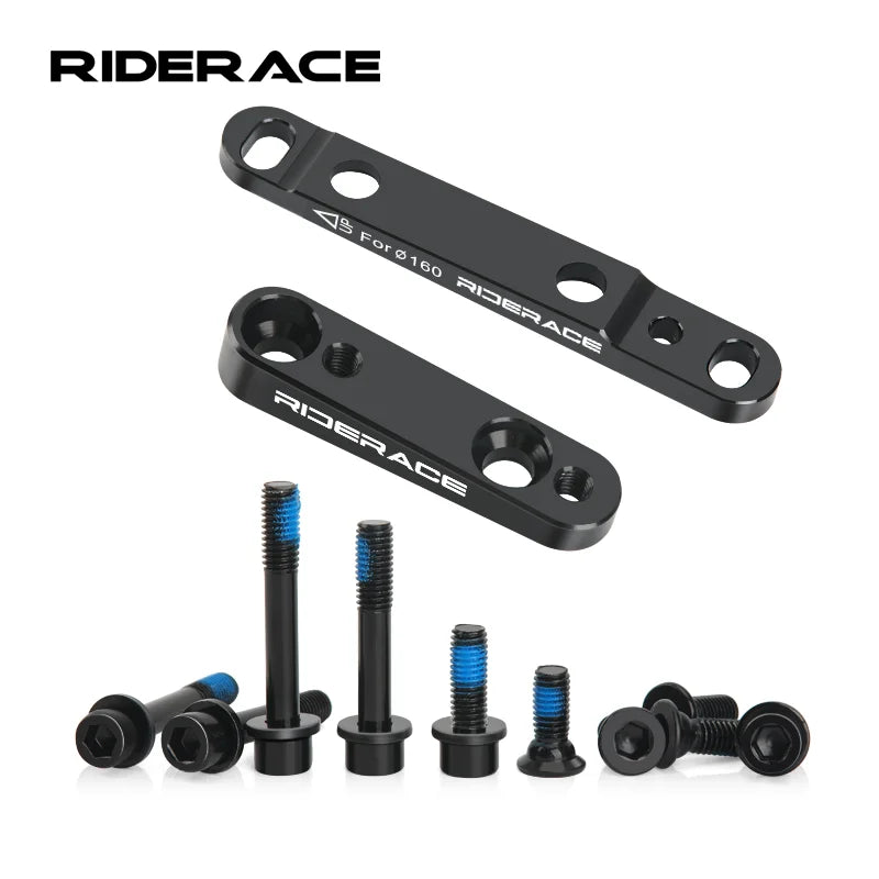 Road Bike Disc Brake Adapter Front/Rear Aluminum Alloy 140/160mm Bicycle Flat Mount Disc Brake Adapter Cycling Accessories