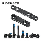 Road Bike Disc Brake Adapter Front/Rear Aluminum Alloy 140/160mm Bicycle Flat Mount Disc Brake Adapter Cycling Accessories