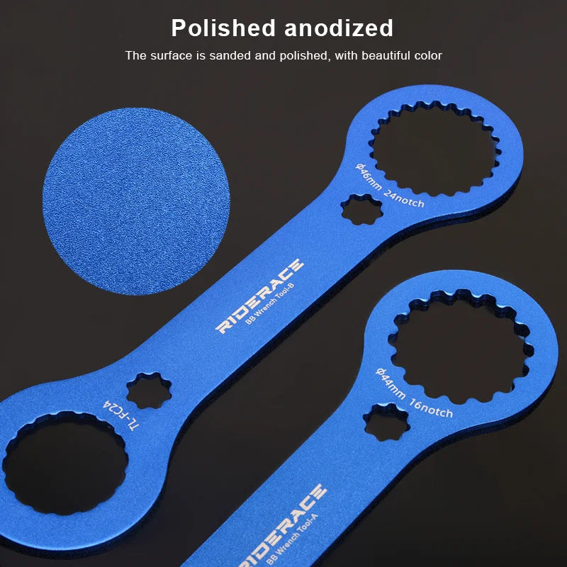 Bicycle DUB BB Bottom Brackets Wrench 44/46mm 16 24 Notch Bike Bottom Bracket Install Repair Tool For Shimano BBR60 MT800 MT9100
