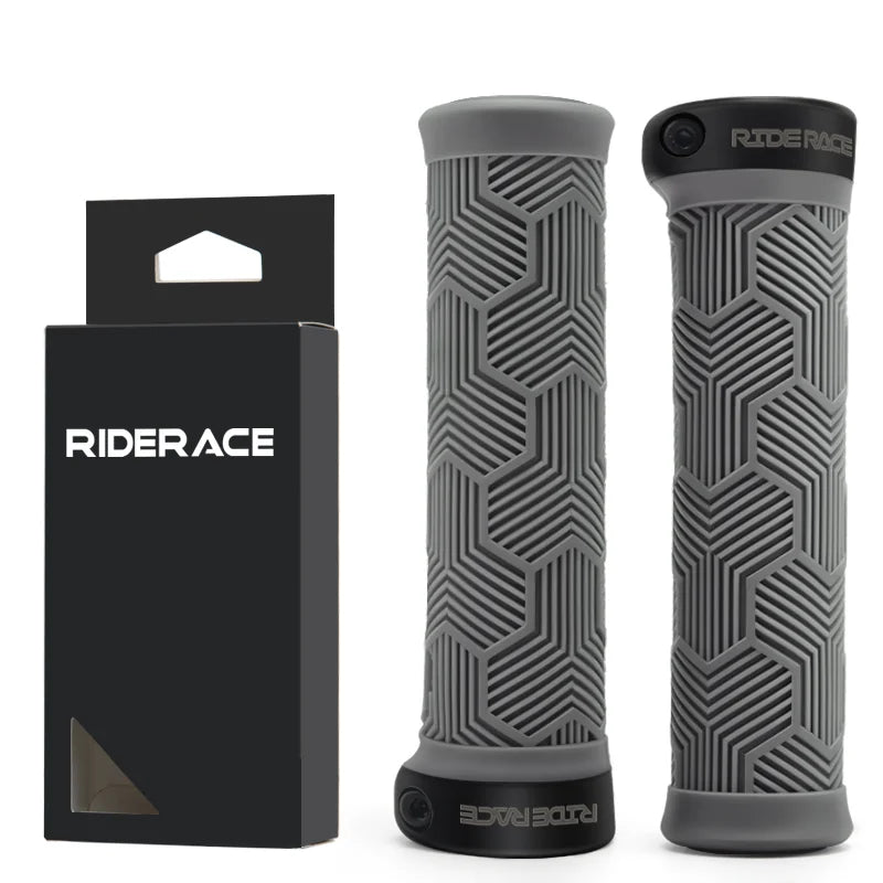 New Bike Handlebar Grips Rubber Bicycle Grip Soft Comfortable MTB Handle Bar Cover Anti Slip Shock-Absorbing Cycling Parts