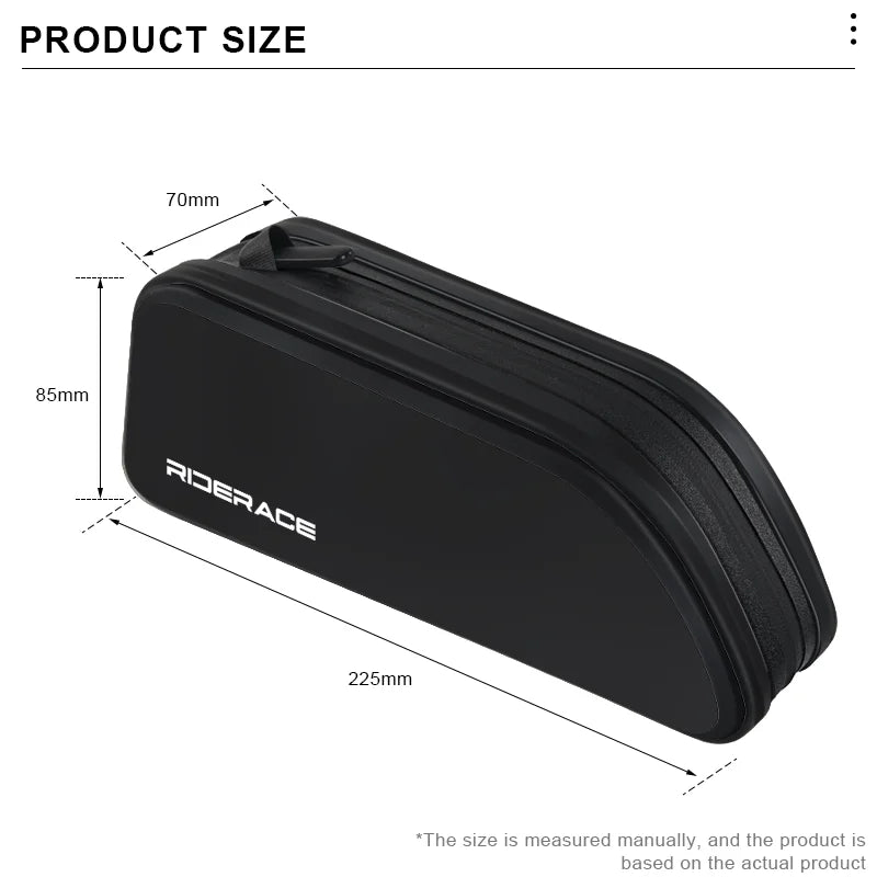 Bike Top Tube Bag Waterproof Durable Cycling Storage Bag MTB Road Bicycle Handlebar Front Bag Ultralight Portable Frame Pouch
