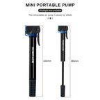 Portable Bicycle Pump AV FV Valve MTB Road Cycling Tire Hand Air Pump Aluminum Alloy Bike Air Shock Pump Schrader Presta Valve