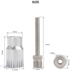 Bicycle Bottom Bracket Removal Tool 20 Teeth Square Hole Spline Sleeve Repair Tool Bike Remover Fixing Rod Anti-Drop Screw Tool