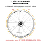 Bicycle Tubeless Rim Tape Wear-Resistant MTB Road Bike Rim Tape Strips Cycling Wheel Width 21/23/25/27/29/31/33/35mm Length 10m