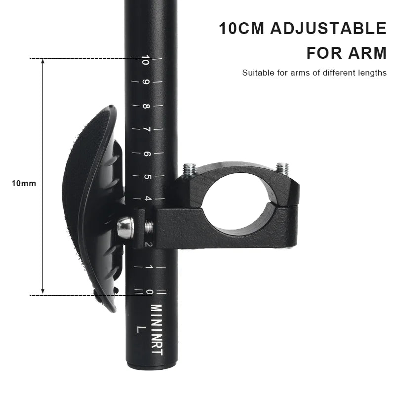 Bicycle Rest TT Handlebar Clip On Aero Bar Handlebar Extension Aluminum Alloy Triathlon TT Handlebar Rest MTB Road Bike Arm Rest