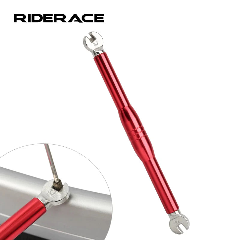 Portable Bicycle Spoke Wrench Open 3.5/3.7mm Aluminum Alloy MTB Bike Wheel Rim Spanner Adjustment Correction Installation Tool