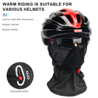 Winter Cycling Cap Bike Full Face Cover Headwear Warm Windproof Balaclava Helmet Liner Hat Climbing Fishing Running Neck Scarf